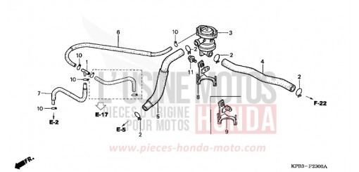 VALVE INJECTION D'AIR NSS2501 de 2001